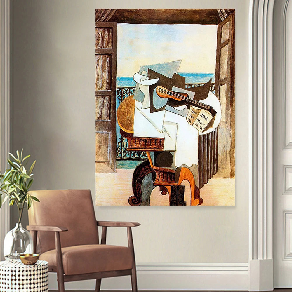 Modern Art Master Picasso Abstract Canvas Painting Cubism Home Wall Art Poster Prints Pictures Bedroom Living Room Decor Murals