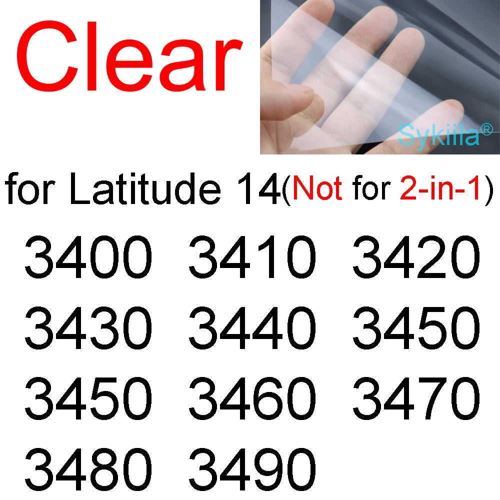 Screen Protector for Dell Latitude 15 3550 3540 3530 5550 5540 5531 5530 5521 5520 5510 15.6 Guard HD Clear Matte Frosted Skin
