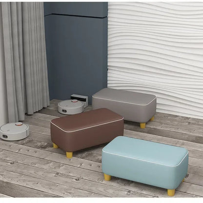 50CM Household Small Stool Sofa Low Stool Multi-Color Living Room Long Bench Shoe Changing Bedroom Furniture