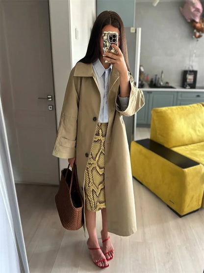Tossy Snakeskin Printed Fashion Skirt Women's High Waist Slim Contrast Patchwork Commute Streetwear Female Vintage Y2k Skirt