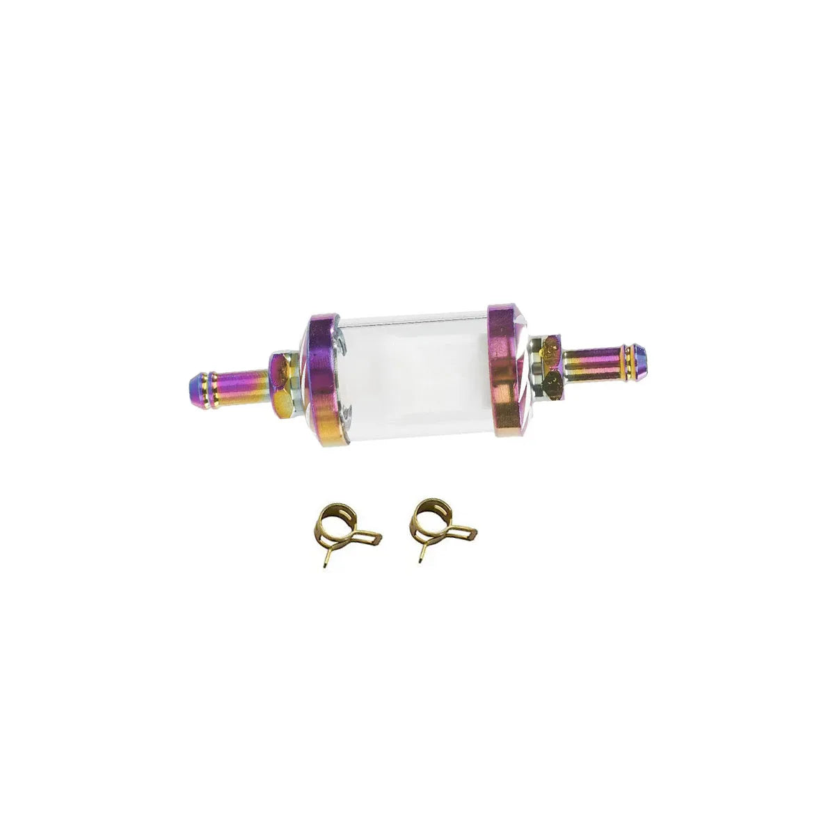 9mm CNC Aluminum Alloy Glass Gas Fuel Oil Filter Moto for Dirt Pit Bike 125/140/150/160cc CRF70 90 110 TTR100 110 KLX65