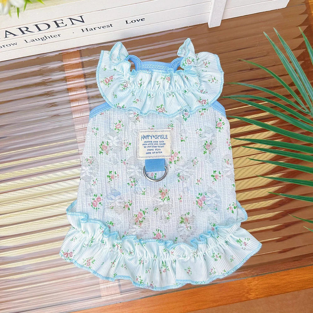 Soft Pet Clothes Thin Small Dog Cool Dress Cute Soft Cat Cooler Clothes Breathable Skin-friendly Summer Puppy Skirt Clothes