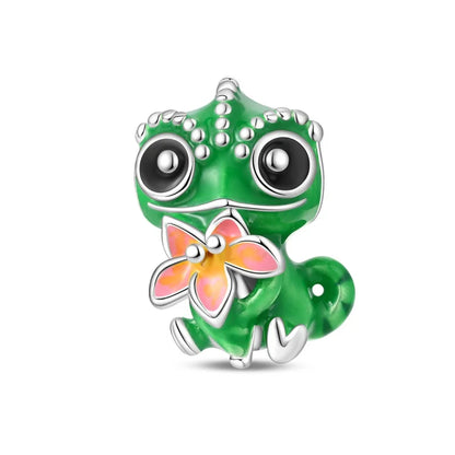 Colorful 925 Sterling Silver Mushroom Rabbit Beads & Toucan Dangle Charm Fits Bracelet Boutique Beautiful Pendant Gifts