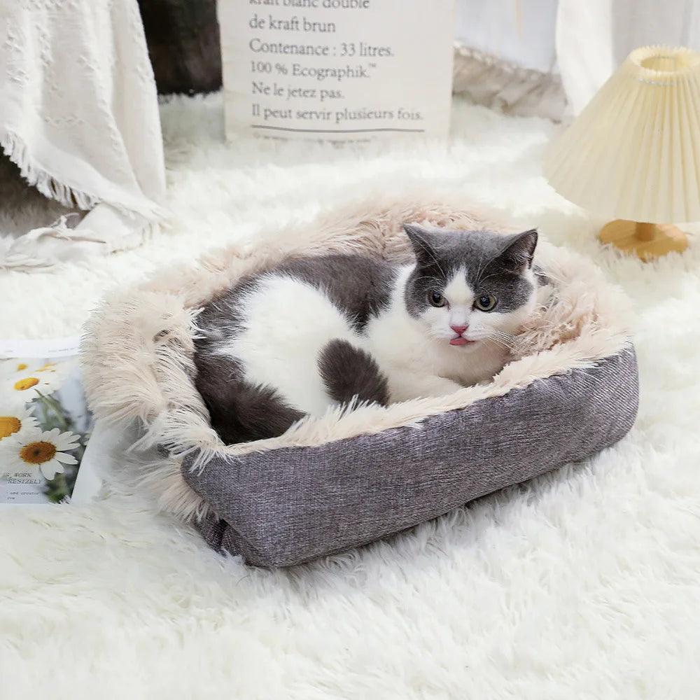 Autumn and Winter Nest Mat 2025 NewThick Cat Bed Pet Mat Dual-use Dog Bed Cat Mat Plush Cat Mattress Pet Bed Autumn and Winter