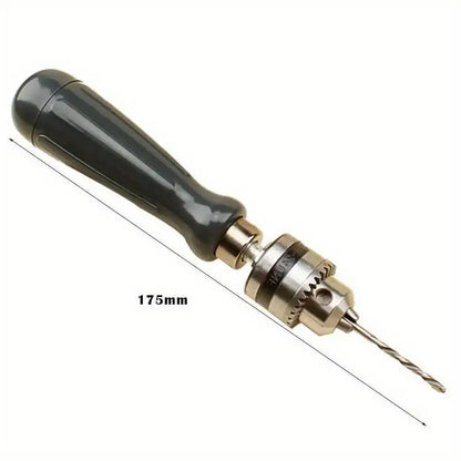 Drill Chuck Hand Drill Set 1.5/2.0/3.0 /4.0 /5.0mm Bits Manual Drilling Tool Multifunction Hand Twist Drill DIY Tool
