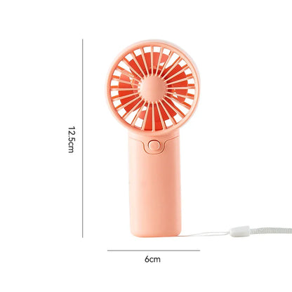 Portable Mini Handheld Fan, Pocket Size Lightweight AA Battery Powered Small Fan Creative Convenient Air Cooler For Home Outdoor