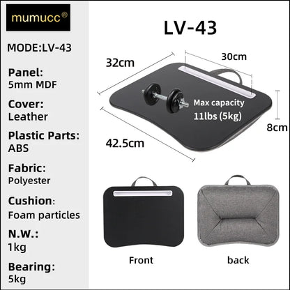 MUMUCC Study Table Bed Desk Student Dormitory Bedroom Laptop Desk Pillow Small Table Applicable To Students Etc