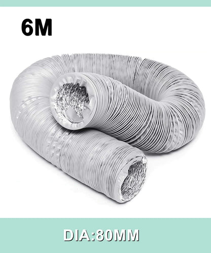 80mm/100mm/110mm/130mm/150mm Portable Air Conditioner Exhaust Vent Pipe Flexible Air Conditioner Exhaust Pipe Vent Hose Outlet