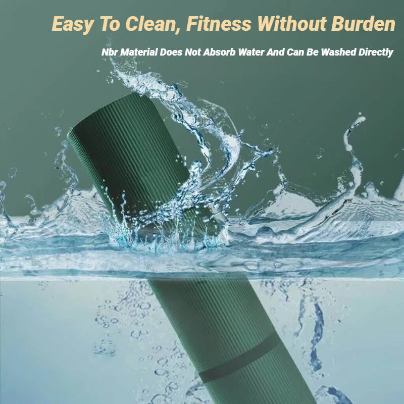 Men'S 3-Piece Set High Quality Thickened Sports Non-Slip Yoga Mat Is Suitable For Fitness Pilates Gym Home Exercise