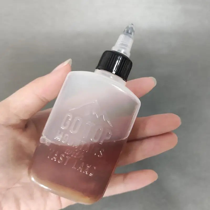 Oil Dispenser 100ML Small Camping Oil Bottle Dispenser With Twist Top Portable Leak-Proof Dispensing Bottles For Outdoor BBQ ﻿