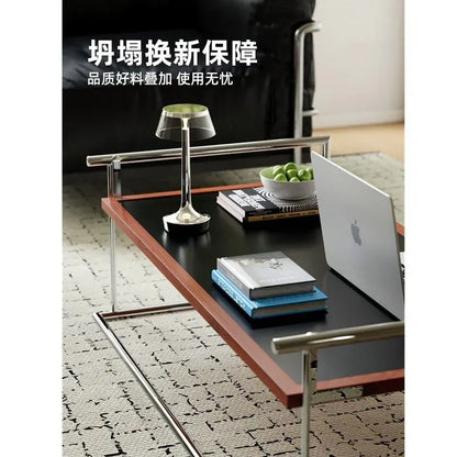 Rio Bauhaus coffee table living room home medieval minimalist designer retro paint-free stainless steel tea table desk