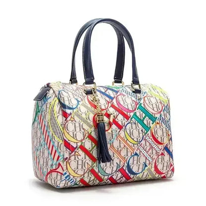CH Ladies Bucket Bag Luxury Brand Designer New Ladies Large Capacity Exquisite Floral Pattern Travel Banquet High Grade Handbag