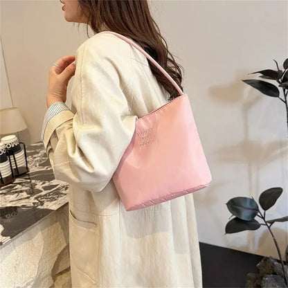 NEW Women's High Capacity Handbag Underarm Handbag Shoulder Bag Waterproof Embroidered Letters Underarm Bag Tote Bags