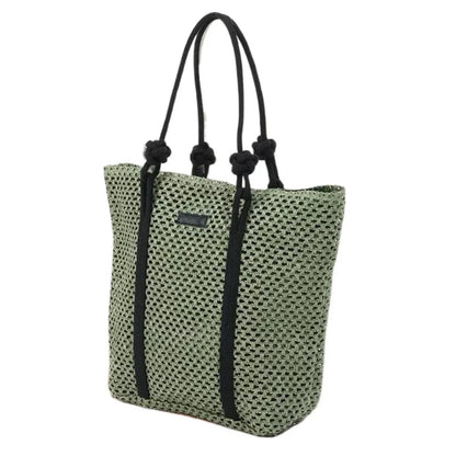Handmade Straw Woven Bags Large Capacity Zipper Closure Shopping Tote Bag Top-Handle Portable Beach Handbags Travel