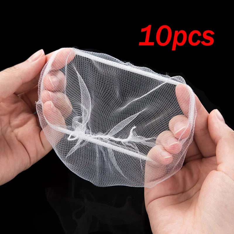 Kitchen Sink Stainless Steel Filter Sewer Mesh Strainers Disposable Sink Filter Mesh Bags Bathroom Floor Drain Hair Waste Filter