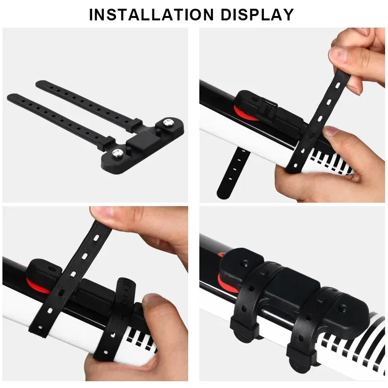 Bicycle Water Bottle Holder Adaptor 5 Colors Silicone Bottle Cage Strap Seatpost Fork Frame Multi Location Mounting Bike Parts