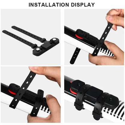 Bicycle Water Bottle Holder Adaptor 5 Colors Silicone Bottle Cage Strap Seatpost Fork Frame Multi Location Mounting Bike Parts