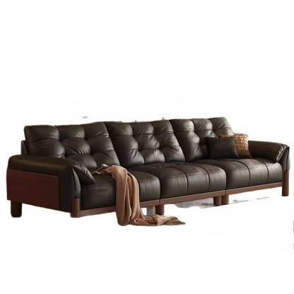 soft bag leather sofa Medieval retro living room small sofa apartment household sala de estar sofás furniture for living room