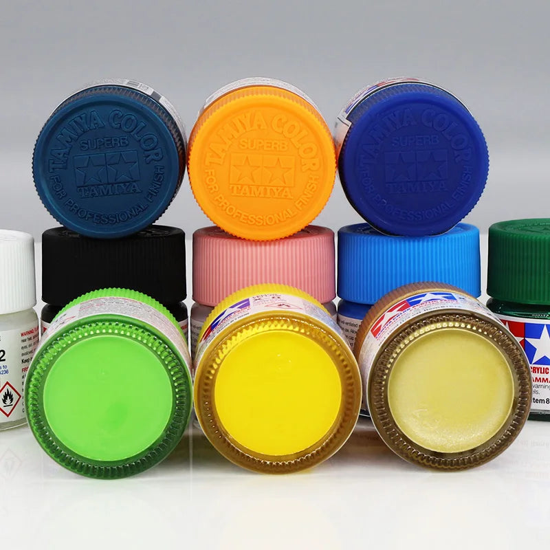 TAMIYA Acrylic Pigment Water-Based Paint Gloss Military Model Gumdam Coloring Pen Coating Spray Handmade Series X1-X2