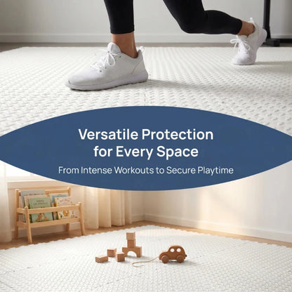 Yoga Gym Mat 14 Pcs 2cm Thick EVA Non-Slip Splicing Leaf Grain Floor Mats Shockproof Home Room Protection Rugs