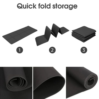 Yoga Mat Sports Fitness EVA Comfortable Foam 4mm Thick Yoga Mat Sports Yoga and Pilates Gymnastics Mat