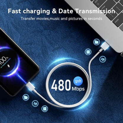Original Xiaomi 6A USB Type C Cable Charger 120W Turbo Type Fast Charging For Mi 13 12 11 10 Pro Ultra Poco X3 Redmi Note K50 40