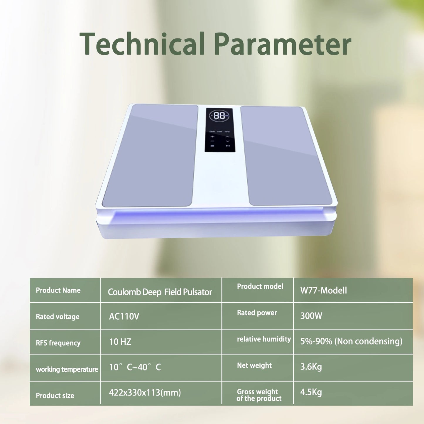 Terahertz Iteracare Foot Massage Device EMR Instrument Phototherapy & Heat Therapy Health Care Body Care Machine for Relaxation