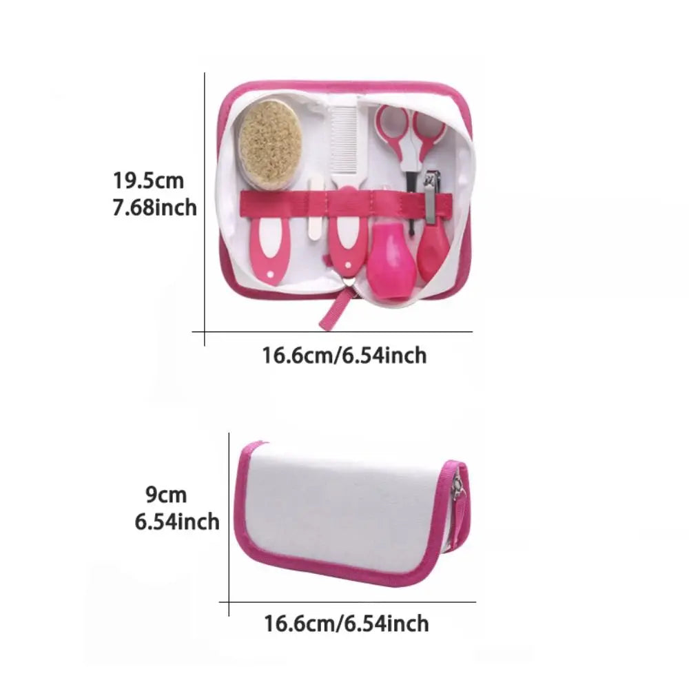 Head Comb Baby Care Kit Brush Sharpener Nursery Care Set Tool Package Nail Clipper Newborn Cleaning Supplies Toddler Gift