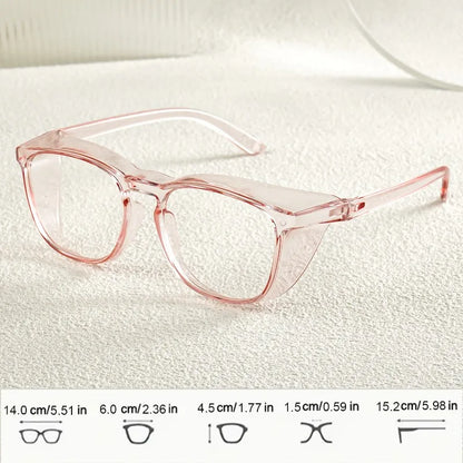 Protective Eyewear Anti Blue Light Anti Dust Fashion Comfortable Goggles Full Surround Safety Glasses with Side Shields Eye