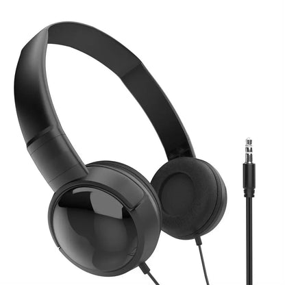 Music Earbuds Over Ear Wierd Headphones HiFi Stereo Music Stereo 3.5mm Headset Adjustable Audio Bass Macaron Headphone Tablet