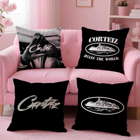Fashion Brand C-CorteizS Cushion Cover Comfortable Reversible Pillow Cover Ideal for Car Sofa Bedroom & Beyond
