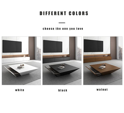 Modern coffee table large furniture, well-designed storage