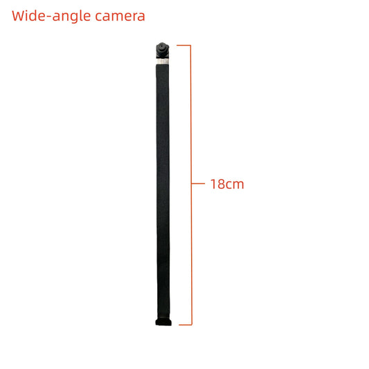 Miniature camera accessories, including standard camera, night vision camera, and wide-angle lenses camera.