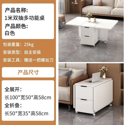 Italian Folding Coffee Table With Storage Removable Modern Neutral Coffee Table Premium Beauty Mesa De Centro Home Furniture