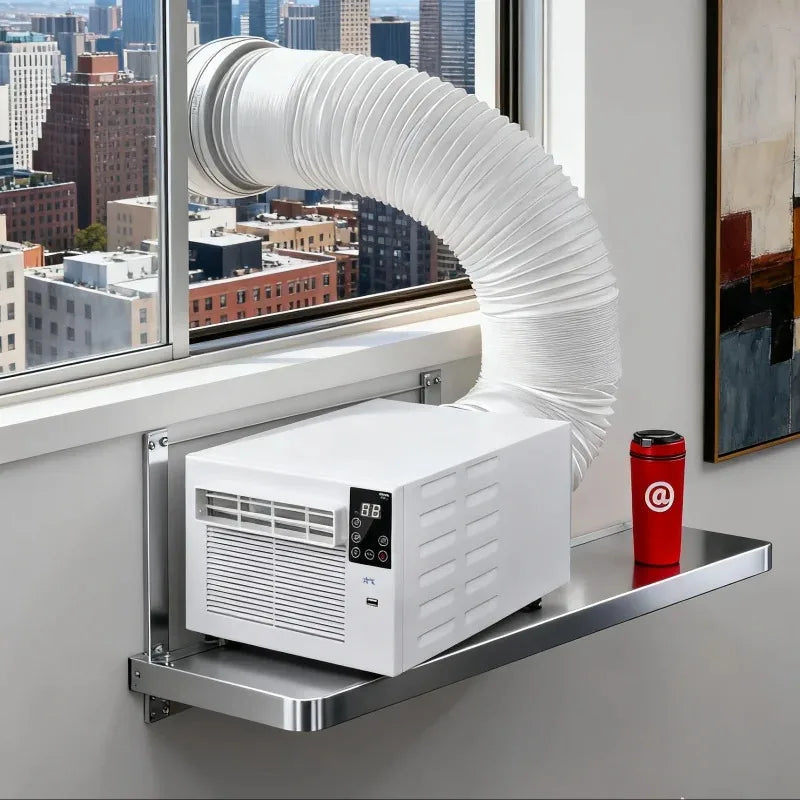 Portable Air Conditioner With Good Quality R290 Refrigerant Real Air Ac Fast Cooling Mini Window Air Conditioner,remote control