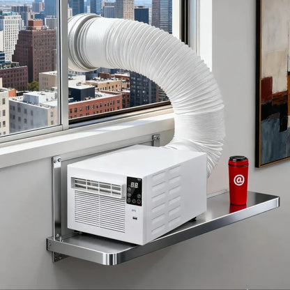 Portable Air Conditioner With Good Quality R290 Refrigerant Real Air Ac Fast Cooling Mini Window Air Conditioner,remote control