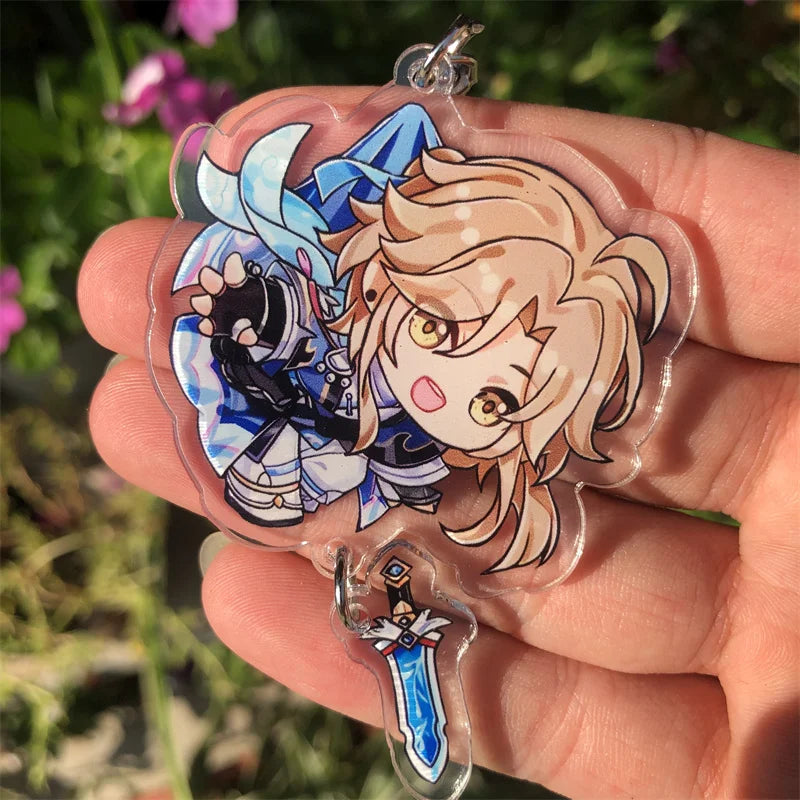Honkai: Star Rail Kafka March 7th Dan Heng Clara Pom-Pom Cosplay COSTUME Keychain Accessories Key Chain Pendant Prop Xmas Gift