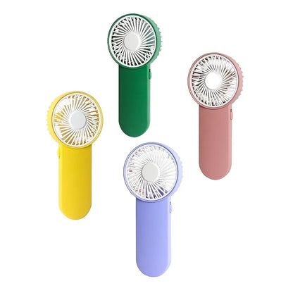 Portable Handheld Mini Fan,Powered by AA Batteries,Adjustable Single Speed, Ideal for Outdoor Use,Lightweight and Compact Design