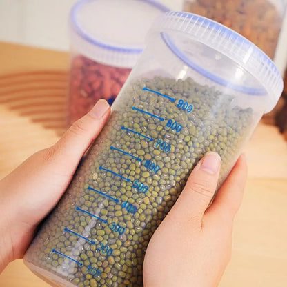 600/800/1000/1500ML with Lid Storage Box Moisture-proof Large Capacity Storage Bottle Storage Containers Miscellaneous Grain