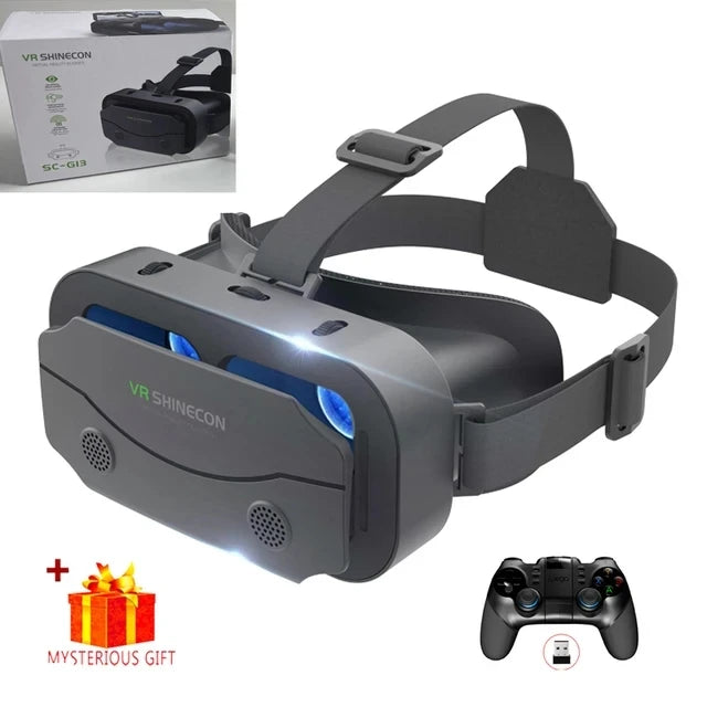 3D Virtual Reality VR Glasses Headset Devices Helmet Lenses Goggles Smart For Smartphones Phone Cell Mobile Game Viar Viewer Set