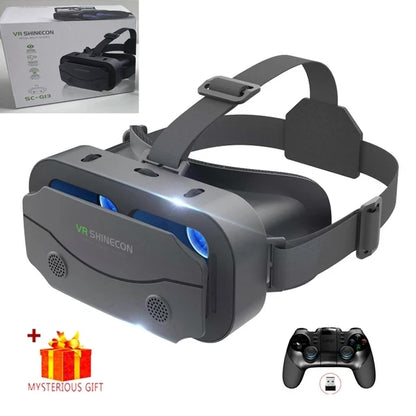 3D Virtual Reality VR Glasses Headset Devices Helmet Lenses Goggles Smart For Smartphones Phone Cell Mobile Game Viar Viewer Set
