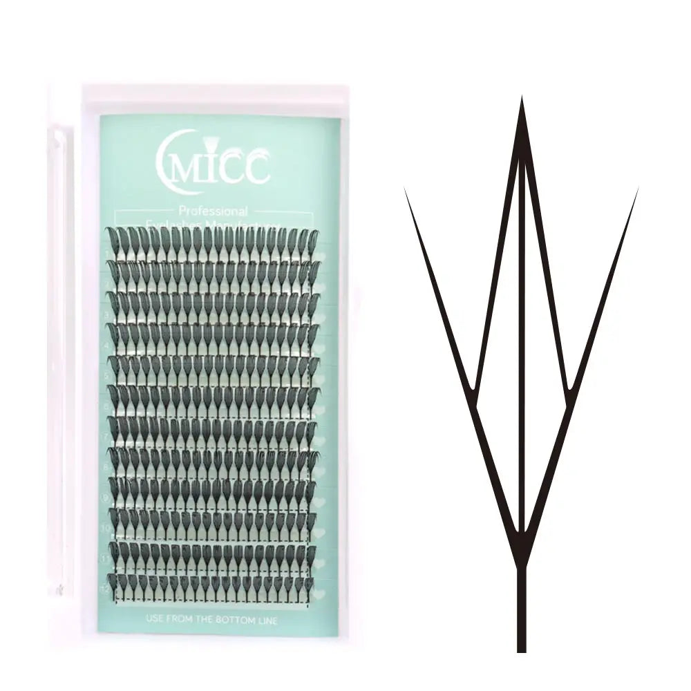 Comic Spire Eyelash Extension Lightweight Feather Premade Fans Eyelashes Extension Tower Top Soft Natural Makeup Lashes