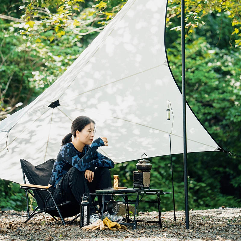 Goout Springhill wood stove Portable Firewood Square Stove Stainless Steel Outdoor Fire Heater Stove Picnic Hiking Camping