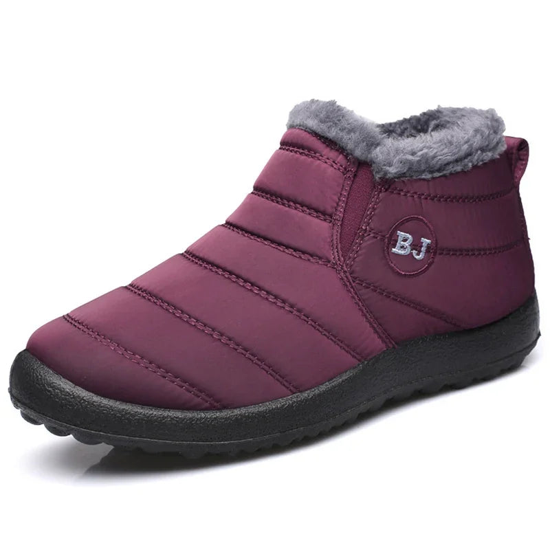 Waterproof Winter Boots for Women 2023 New Plush Snow Boots Women Ankle Boots Warm Black Couple Cotton Couples Platform Shoes