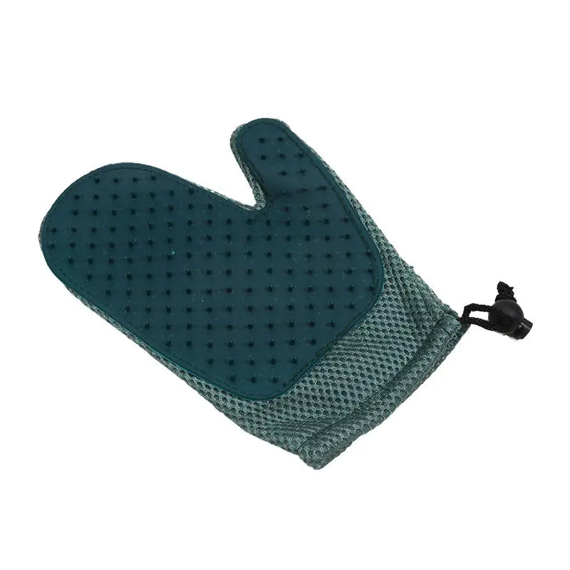 Pet Grooming Glove Efficient Cat Dog Hair Remover Gentle Massage Tool Double Sided Brush Stress Free Easy Hand Wash Remover Glov