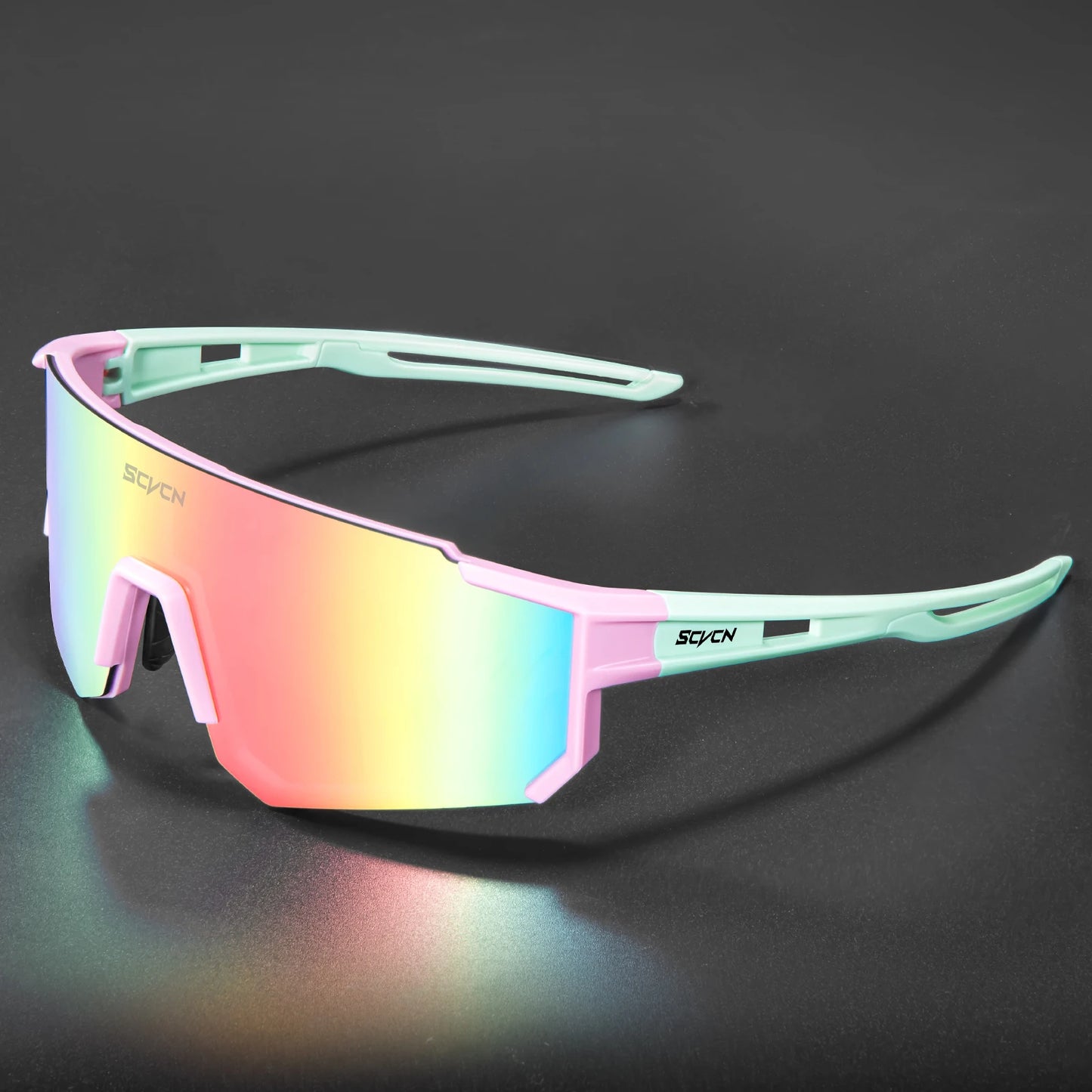 SCVCN Cycling Glasses Bike Sunglasses Men UV400 Eyewear Sports MTB Outdoor Goggles Bicycle Women Sunglasses Multi Color Riding