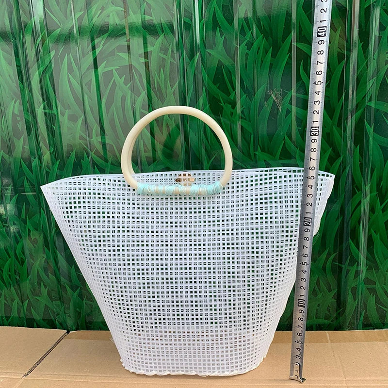 Embroidery Bucket Bag Auxiliary Knitting Sewing Weaving Plastic Mesh Sheet for DIY Accessories Handmade Easy Knit Helper