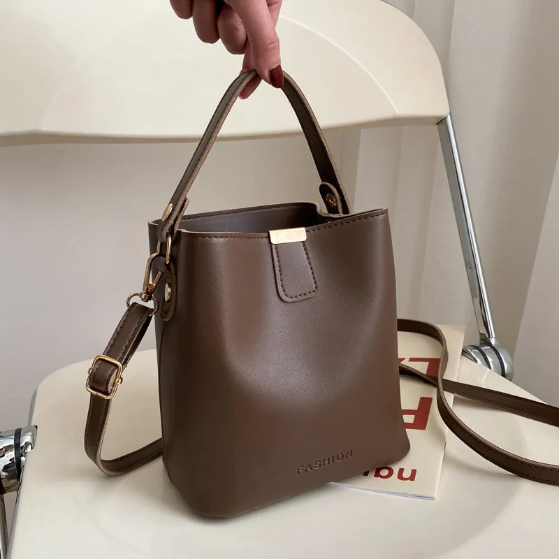Women PU Leather Handbag Casual Tote Bag Lady Messenger Shoulder Bag Brand Design Female Totes Bolsa Black