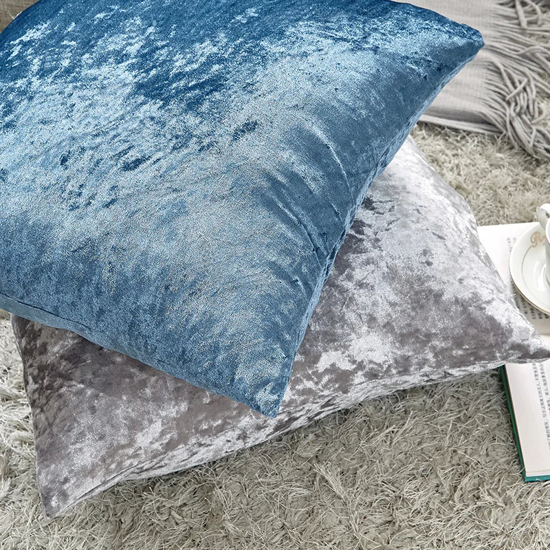 pillow, Velvet covered with 60x60 cm super soft pillow, used for sofa throwing, shining decoration, living room pillow
