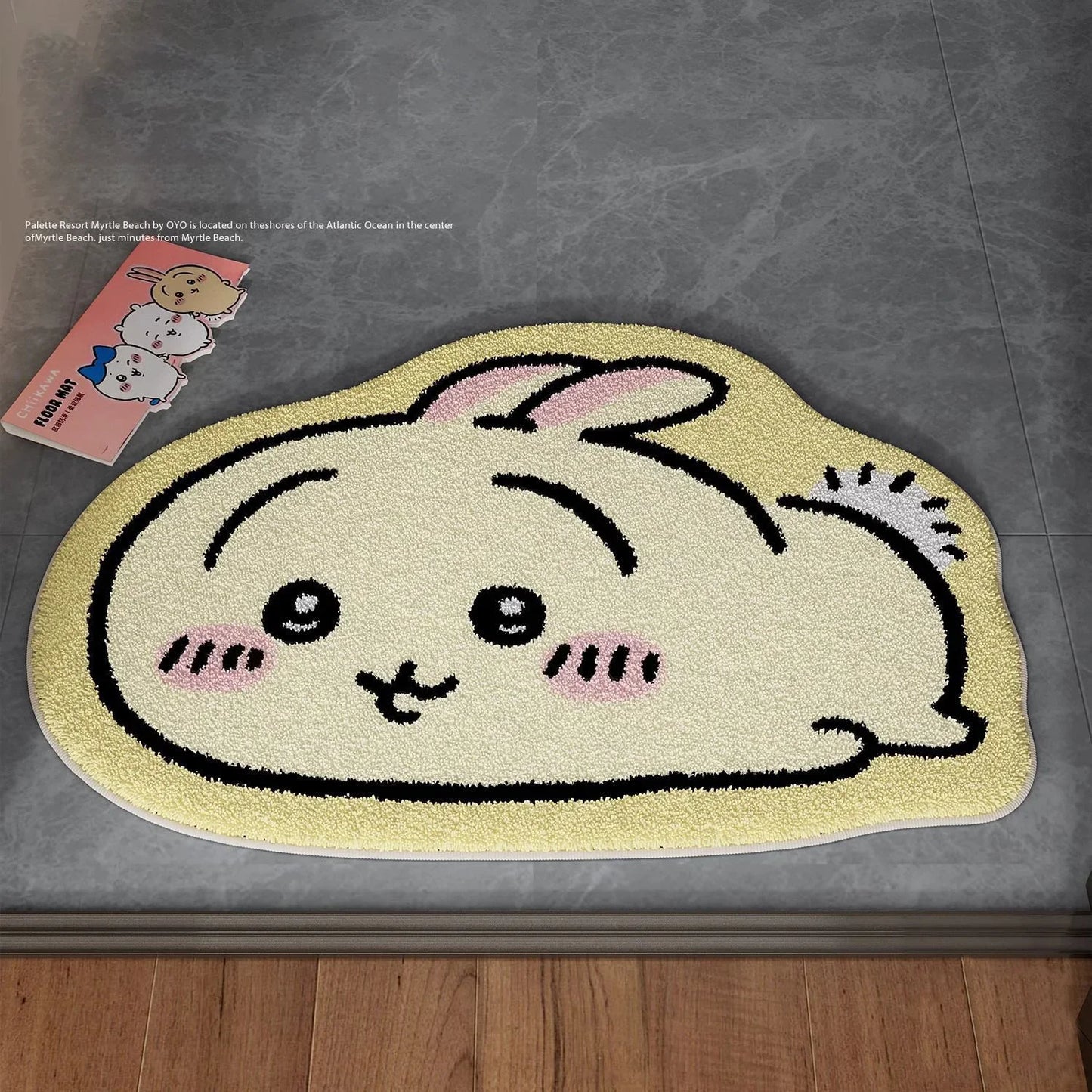 Cute Floor Mat Anti-slip Soft Rug For Bedroom Living Room Bedside Decorative Carpet Ideal For Rental House Cozy
